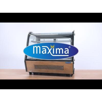 Maxima Lednice s vitrínou 88 cm - 160 l |  09400850